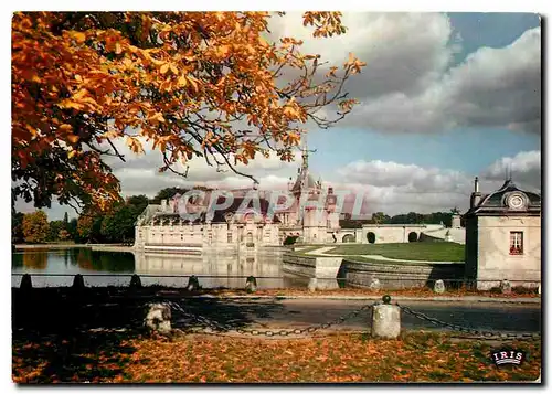 Moderne Karte Chantilly Oise Le Chateau