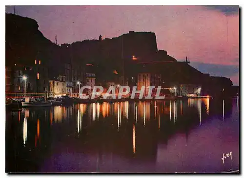 Cartes postales moderne Couleurs et Lumiere de France La Corse oasis de Beaute Bonifacio Les reflets du port domine par