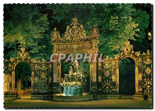 Cartes postales moderne Nancy Meurthe et Moselle Fontaine d'Amphitrite illuminee