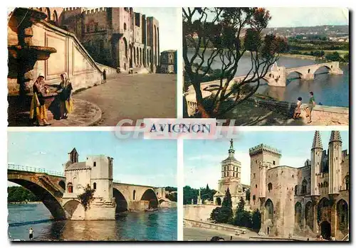 Moderne Karte Reflets de Provence Avignon Vaucluse