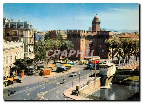 Cartes postales moderne Lumiere et Coulerurs du Roussillon Pyrenees Orientales Perpignan Le Castillet