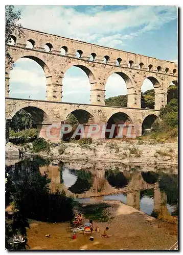 Moderne Karte Le Pont du Gard Gard Aqueduc Romain