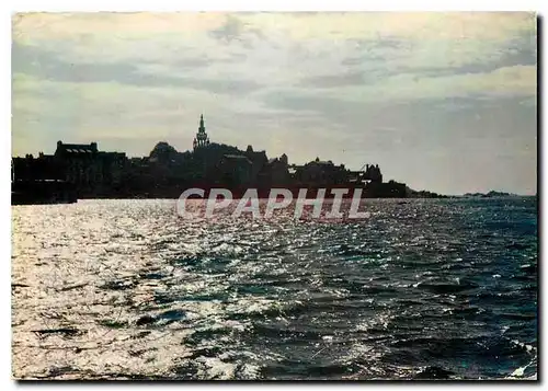 Moderne Karte La Bretagne en Couleurs Roscoff Finistere