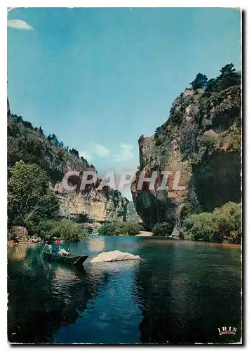 Moderne Karte Les Gorges du Tarn Les Detroits Promenade en barque