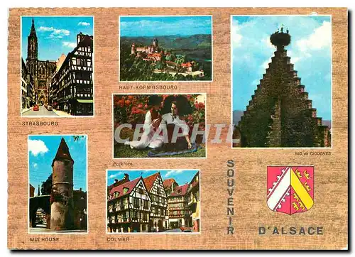 Cartes postales moderne l'Alsace