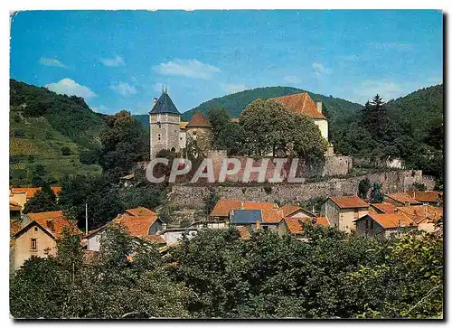 Cartes postales moderne Chateldon Puy de Dome Vue generale et le Chateau