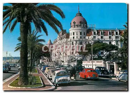 Cartes postales moderne Nice Hotel Negresco et Promenade des Anglais