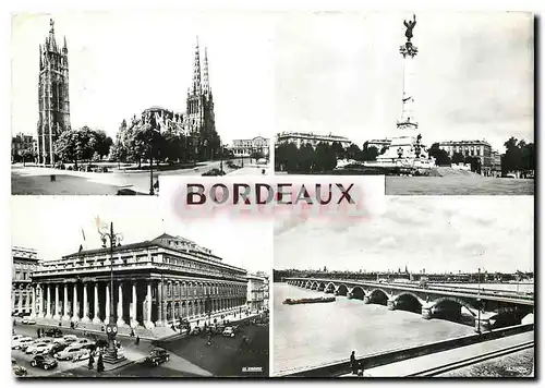 Moderne Karte Souvenir de Bordeaux