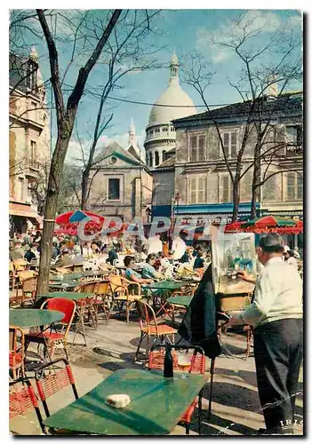 Cartes postales moderne Paris La Place du Tertre