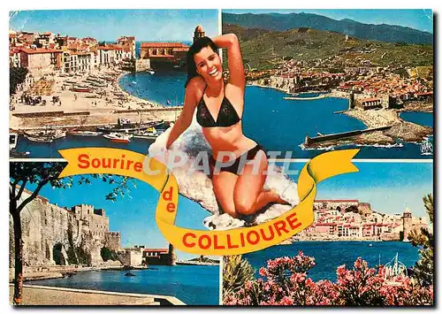 Cartes postales moderne La Cote Vermeille Collioure