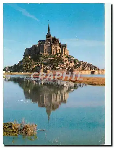 Moderne Karte Le Mont Saint Michel Manche