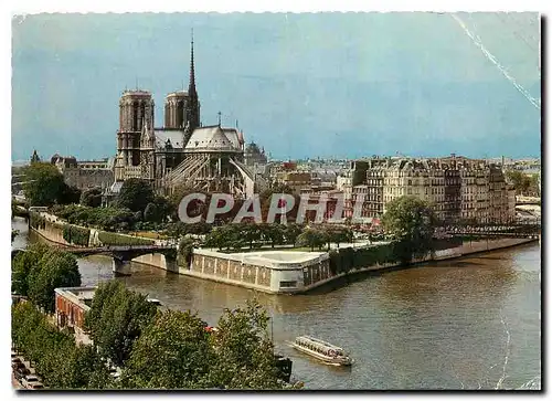 Cartes postales moderne Paris Notre Dame de Paris et l'Ile de la Cite