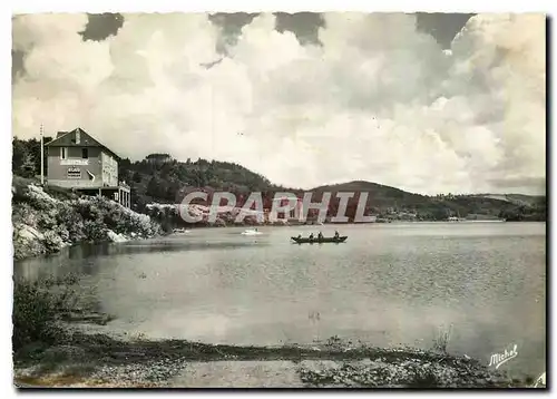 Moderne Karte Treignac Correze Lac des Barriousses Hotel du Lac