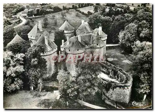 Cartes postales moderne Chateau de Lassay Mayenne Vue aerienne aur la Barbacane