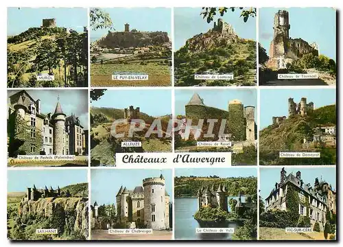 Cartes postales moderne Chateaux d'Auvergne
