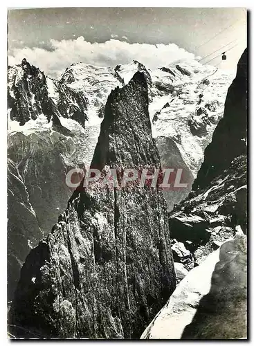 Cartes postales moderne Chamonix Teleferiqque du Brevent