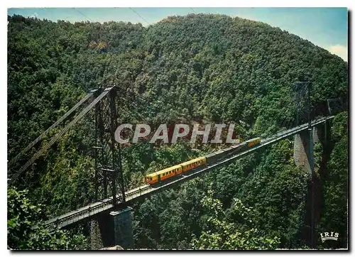 Cartes postales moderne La Cerdagne Francaise Le pont Gisclard Ligne de Villefranche de Conflent a Mont Louis