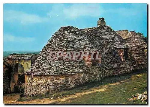 Moderne Karte En Parcourant la Dordogne Le Breuil de Calpalmal Vestiges d'un village de cabanes