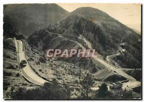 Cartes postales moderne Les Alpes Maritimes Peira Cava Station d'Ete ideale et Sports d'Hiver les lacets de la route de