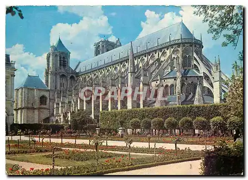 Cartes postales moderne Bourges Cher Abside de la Cathedrale