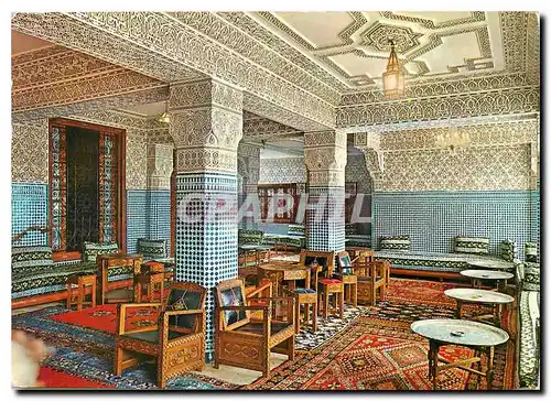 Moderne Karte Meknes Maroc Palais Bouayad Salle Reception