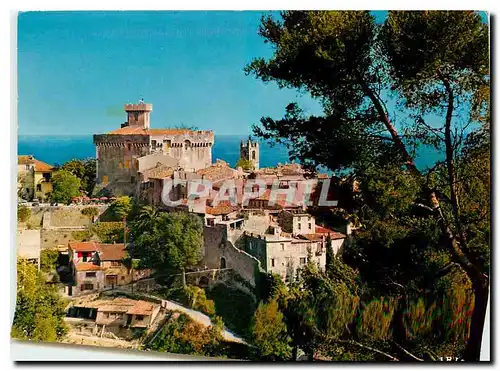 Moderne Karte La Cote d'Azur French Riviera Le Haut de Cagnes Le Chateau
