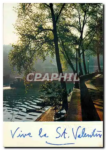 Cartes postales moderne Paris La Seine du Quai d'Anjou