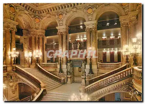 Cartes postales moderne Paris et ses Merveilles Theatre de l'Opera Le Grand Escalier