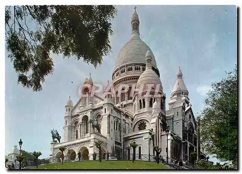 Cartes postales moderne Paris Le Sacre Coeur sur la Butte Montmartre