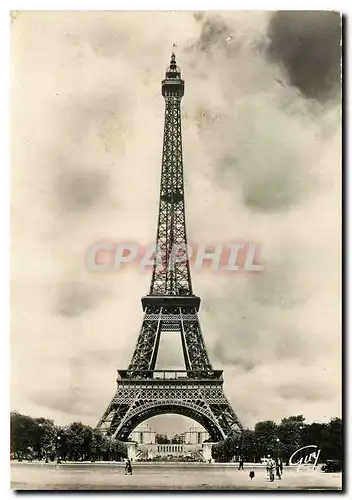 Moderne Karte Paris et ses Merveilles La tour Eiffel