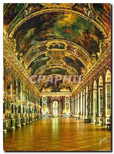 Cartes postales moderne Couleurs et Lumiere de France Chateau de Versailles Yvelines Galerie des Glaces