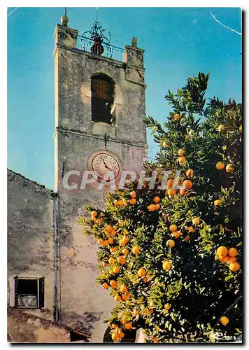 Cartes postales moderne Haut de Cagnes Alp Mar Le clocher de l'eglise