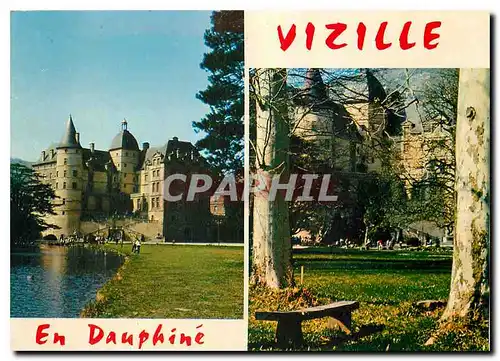 Cartes postales moderne Vizille Isere Le chateau ou se reunirent les Trois Le Chateau de la Parc