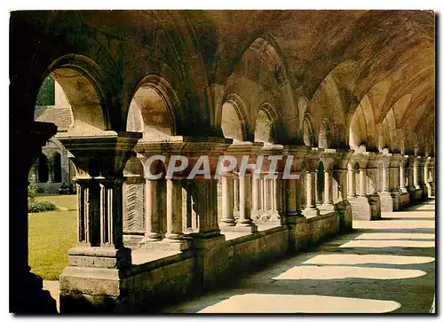 Moderne Karte Abbaye de Fontenay Le Cloitre