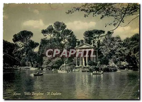 Cartes postales moderne Roma Villa Borghese Le petit Lac