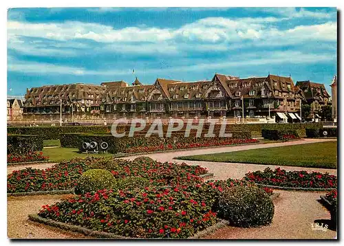 Moderne Karte Deauville Trouville Le Normandy Hotel style normand