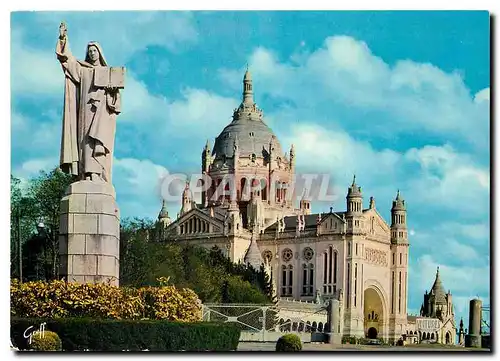 Cartes postales moderne Lisieux Calvados Basilique de Sainte Therese Cordonnier