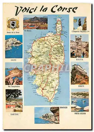 Cartes postales moderne Voici la Corse