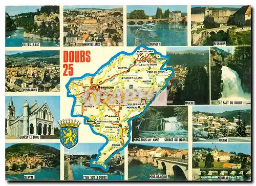 Cartes postales moderne Doubs Victor Hugo ne a Besancon