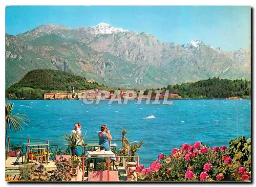 Cartes postales moderne Lago di Como Bellagio e la Grigna
