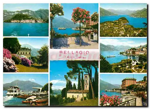 Cartes postales moderne Bellagio lago di Como