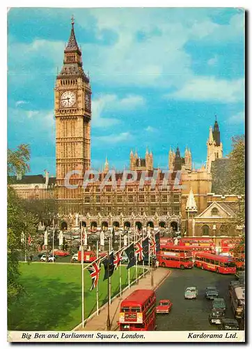 Cartes postales moderne Big Ben and Parliament Square London