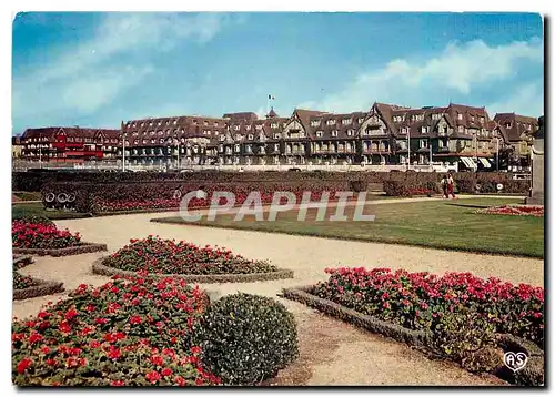 Cartes postales moderne Deauville Calvados la Plage Fleurie l'Hotel Normandie