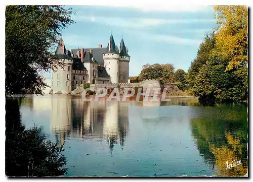 Moderne Karte Les Merveilles du Val de Loire Sully sur Loire Loiret le Chateau Fortresse feodale du XIV siecle