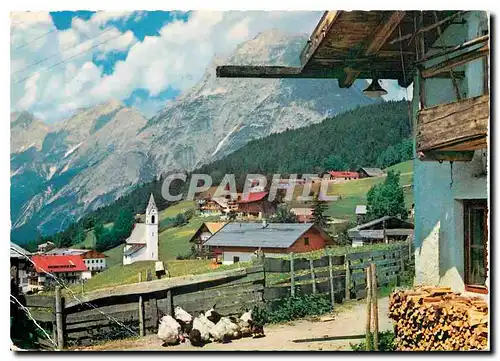 Cartes postales moderne Seefeld I T Blick auf Moserm und Menthof Gegen Hohe Munde