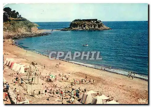 Moderne Karte Saint Quay Portrieux la Plage et l'IIle de la Comtesse  Enfants