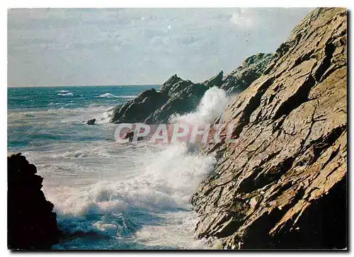 Cartes postales moderne La Bretagne Pittoresque gros temps sur la Cote Sauvage