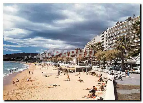 Moderne Karte Cannes Alpes Maritimes Boulevard Jean Hibert la Plage du Midi