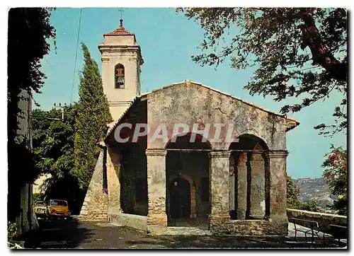 Cartes postales moderne La Cote d'Azur inoubliable dans le Haut de Cagnes la Chapelle Notre Dame de Protection