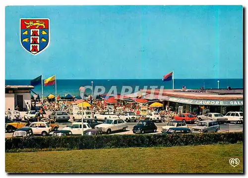 Moderne Karte La Cote Fleurie Deauville Calvados la Plage Fleurie Bar du Ciro's